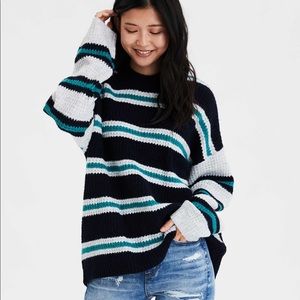 American Eagle AE Oversized Softest Stripe Sweater